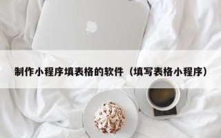 江苏制作小程序填表格的软件（填写表格小程序）