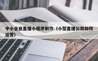 江苏中小企业直播小程序制作（小型直播公司如何运营）