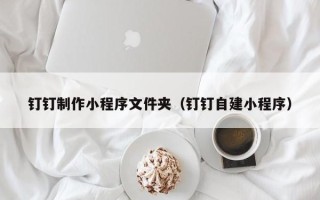 江苏钉钉制作小程序文件夹（钉钉自建小程序）