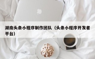 江苏湖南头条小程序制作团队（头条小程序开发者平台）